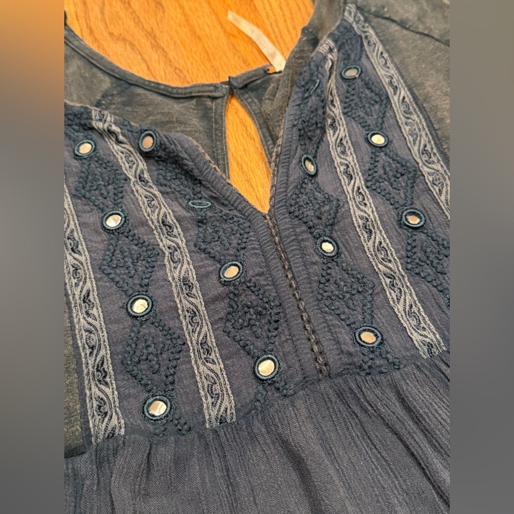 Free People Easy Babydoll Dress, Size S - Picture 3 of 8